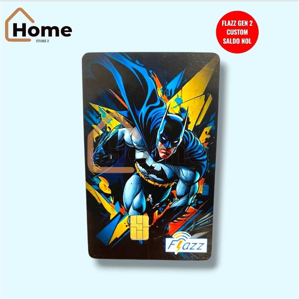 KARTU ETOLL FLAZZ BCA GEN 2 CUSTOM SUPPORT NFC - BATMAN ACTION