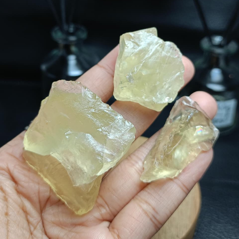 Rough Citrine Gemmy (5)
