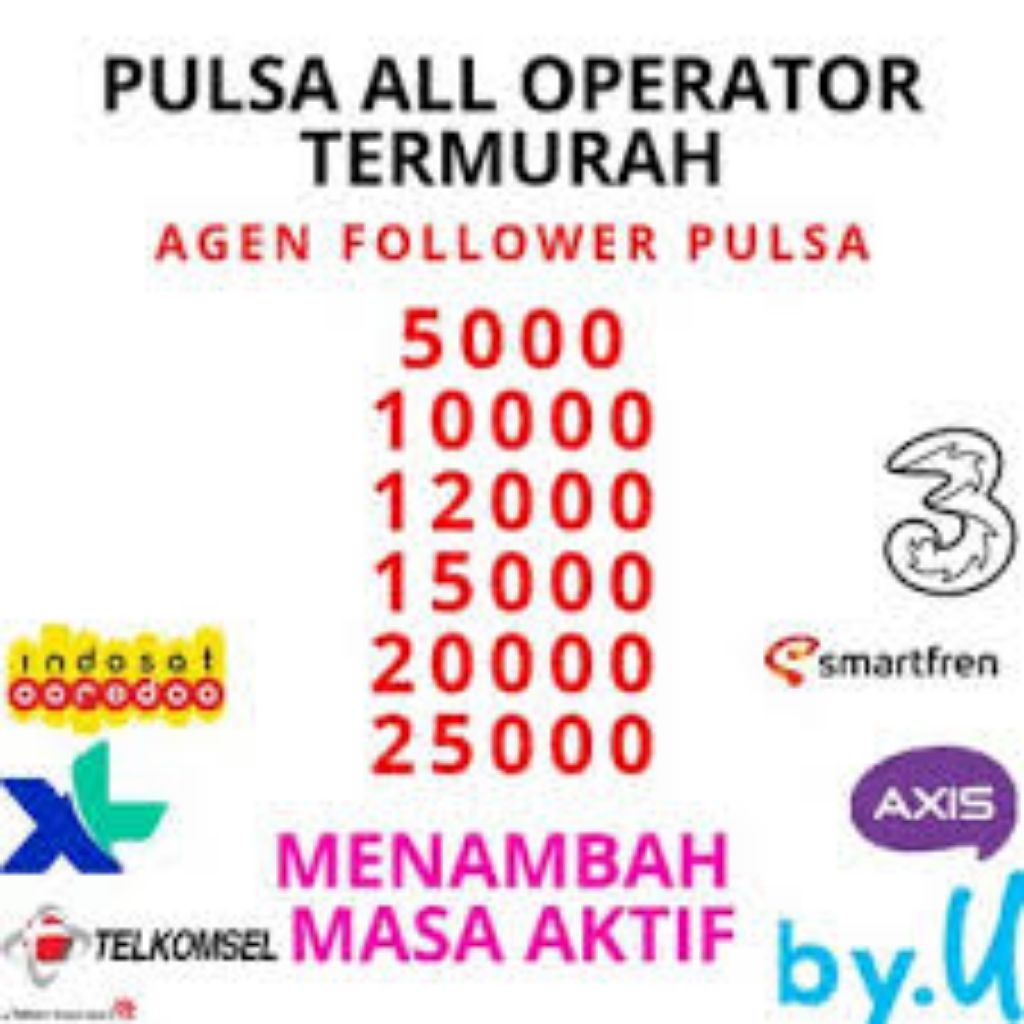 READY STOCK PULSA 24 JAM ALL OPERATOR