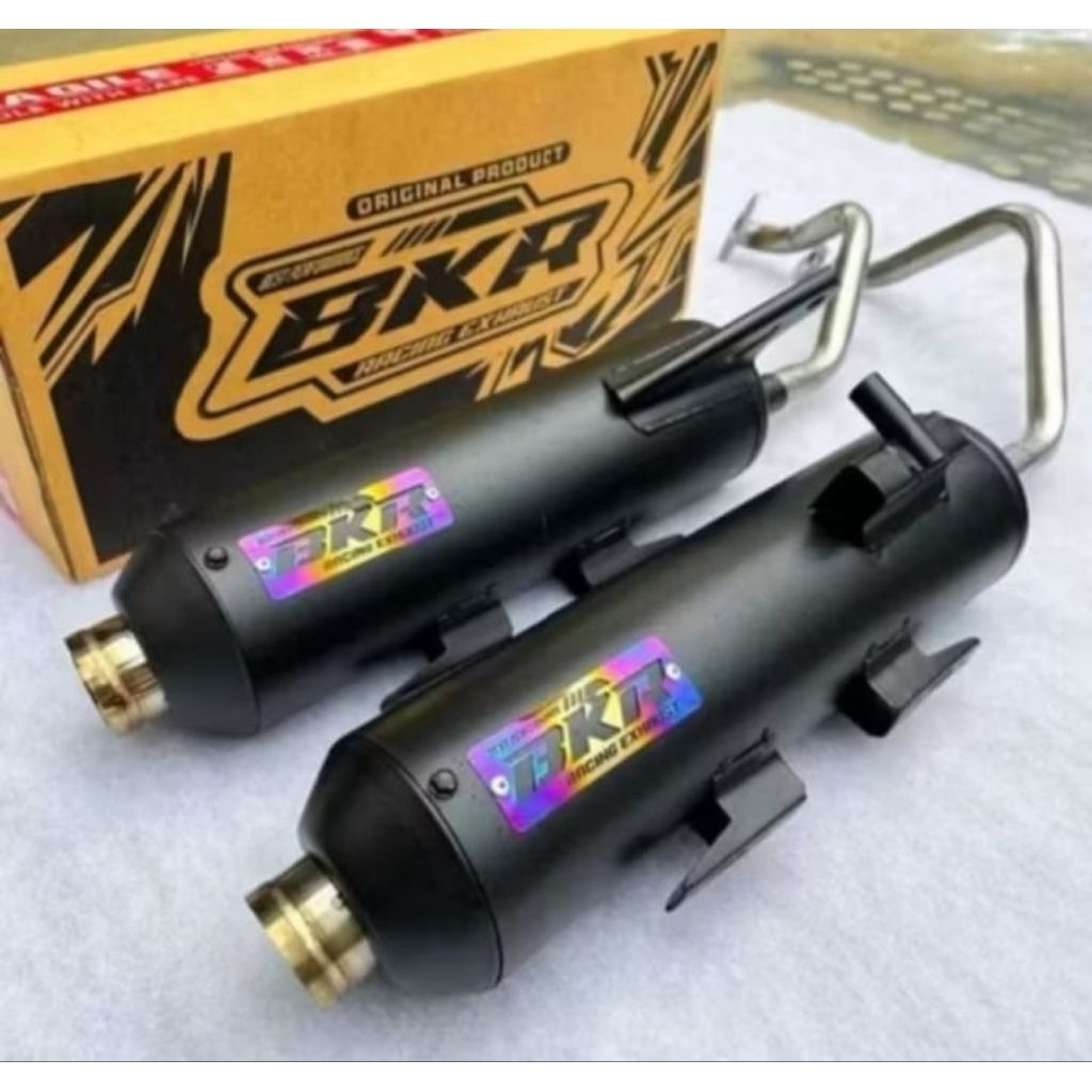 (PROMO) Knalpot BKR Standar Racing Bas Adem Untuk Motor Beat Delux,Vario ,Scopy,Mio sporty,Mio GT,