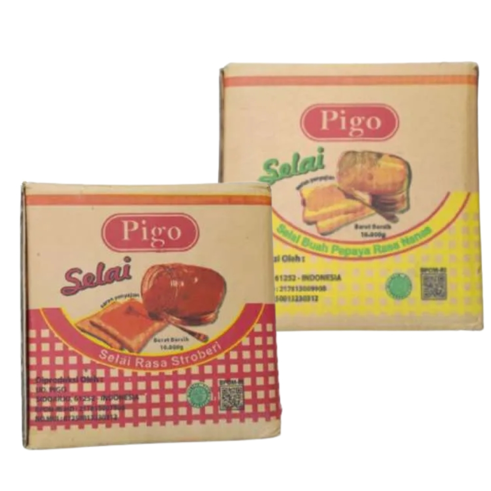 Pigo Selai Nanas & Selai Strawberry 10kg (1dus)