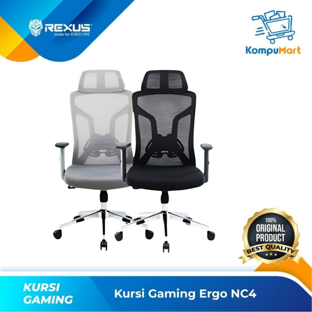Rexus Ergonomic Office Chair Kursi Kantor NC4