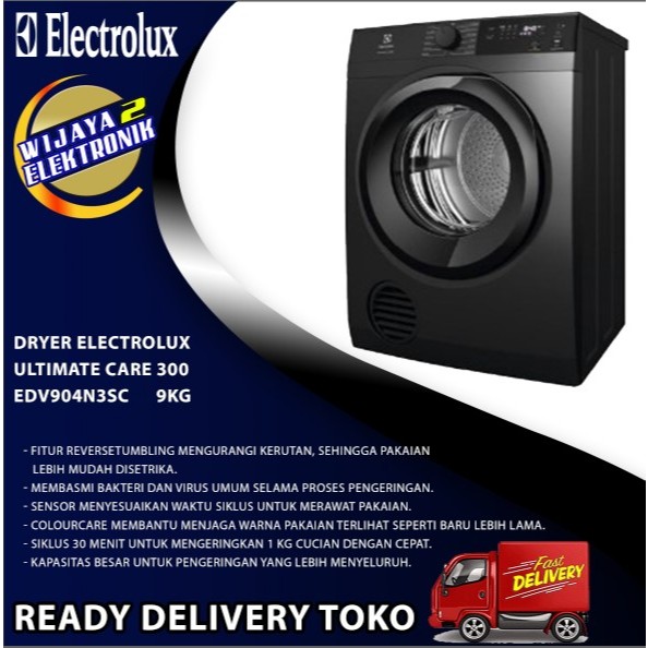 Dryer ELECTROLUX EDV904N3SC / EDV 904 N3SC / EDV904 N3SC Pengering pakaian 9Kg