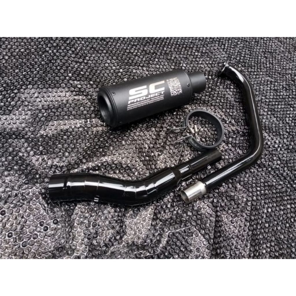 knalpot sc project full system untuk XSR 155 PNP Original