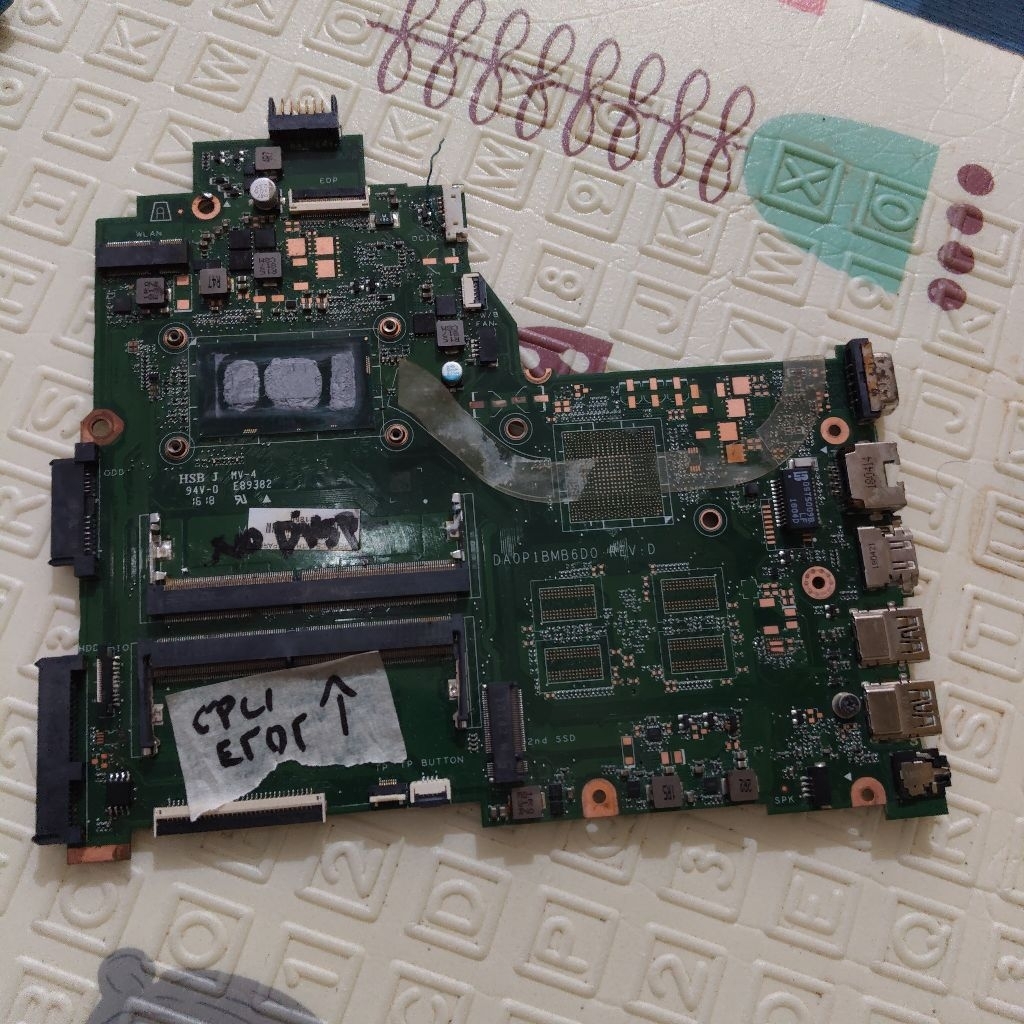 motherboard mainboard mobo mati laptop hp 14 bw