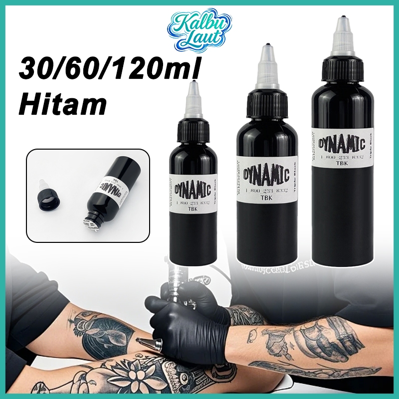 Pigmen Tato Hitam 30ml/60ml/120ml Tinta Latihan Aksesoris Pemula Profesional Untuk Potong Fogging