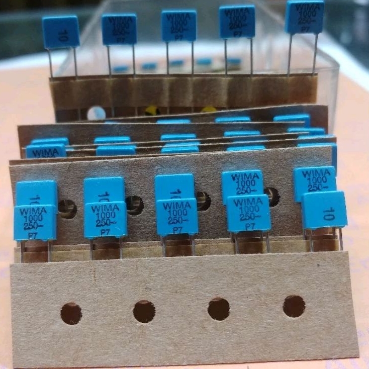 Wima 1N  250V Kapasitor Wima 102 250V FKS-2 Original Made in Germany