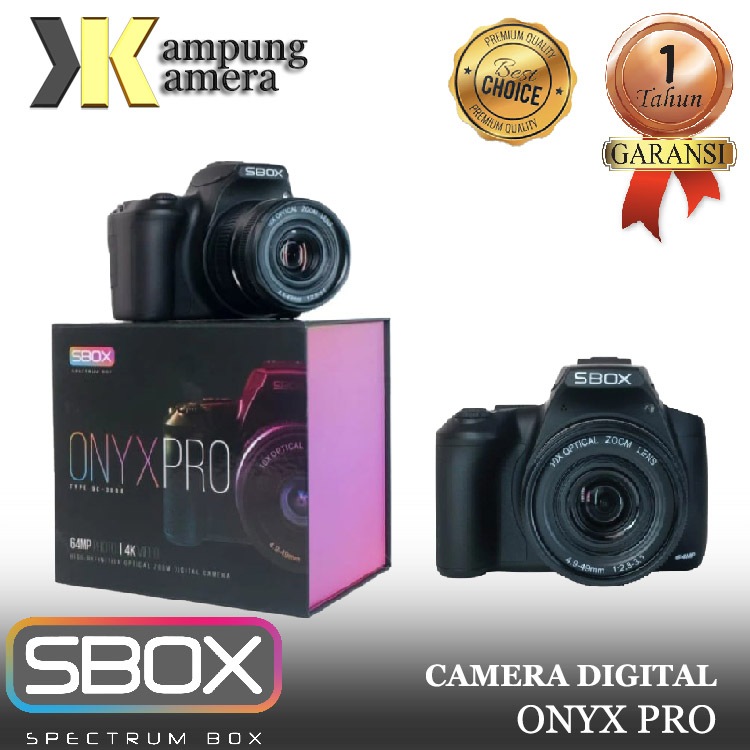 SBOX DC3000 Onyx Pro Kamera Optical Zoom Digital Camera