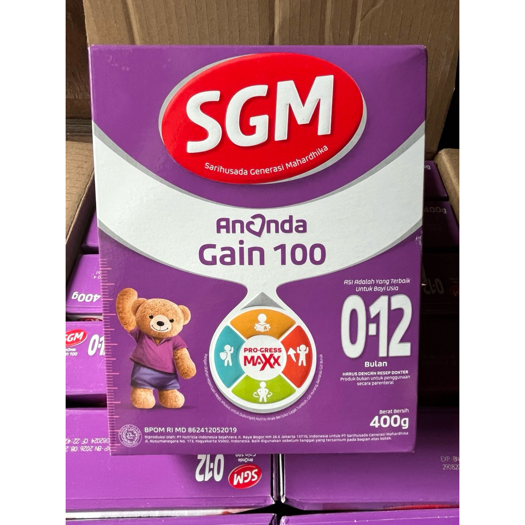 Sgm Gain 100 0 - 12 Bulan 400gr
