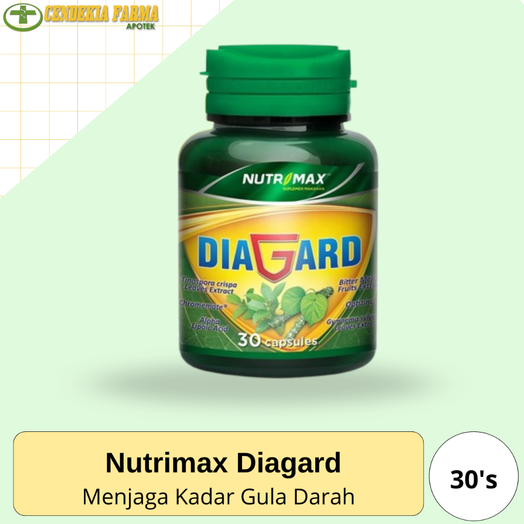 Nutrimax Diagard 30 Tablet / Memelihara Kesehatan Pada Penderita Diabetes