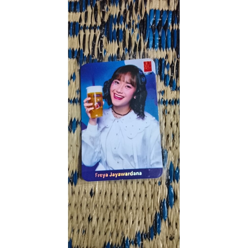 photocard freya jkt48 × chatime