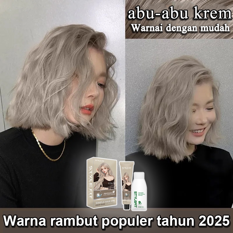 [hit baru 2025] STYLE FIT cat rambut*200ml pewarna rambut pria dan wanita,semir original hair colour