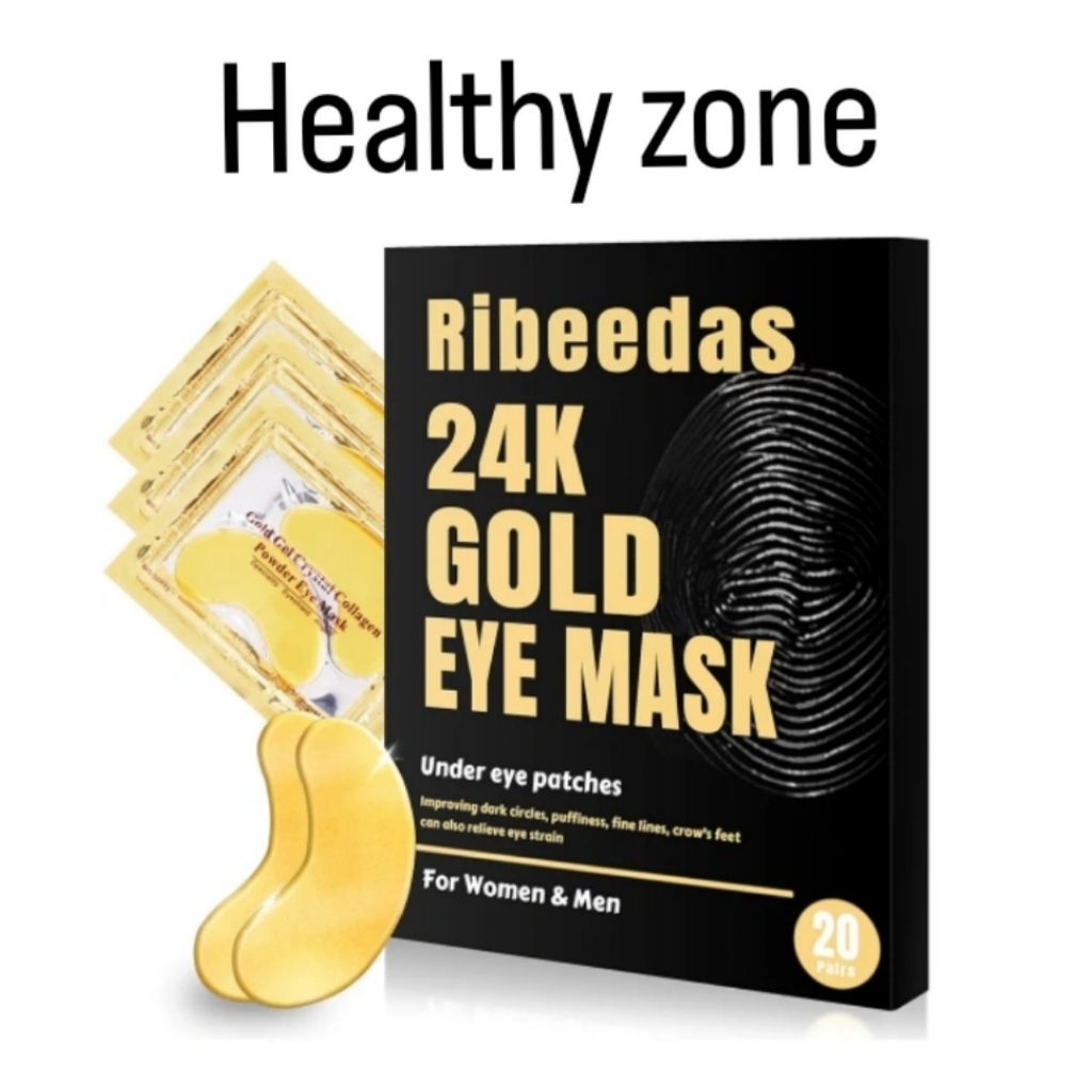 Ribeebas 24K GOLD EYE MASK