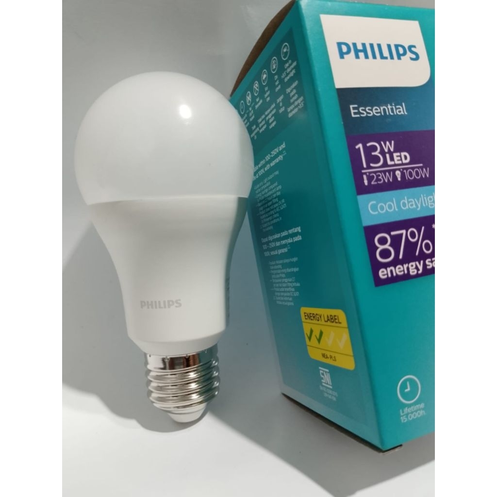LAMPU LED Philips 13W Essential.