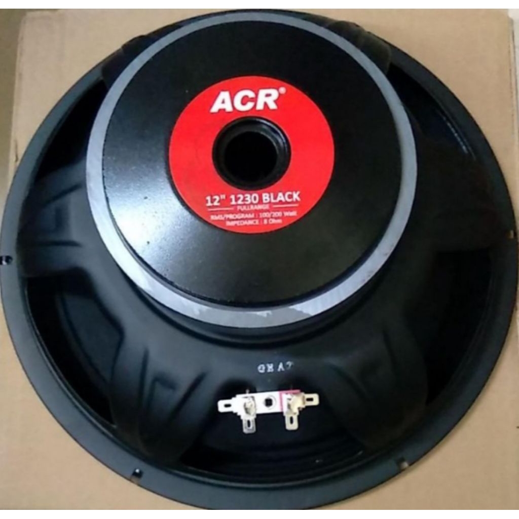SPEAKER ACR 12 INCH 1230 BLACK ACR FULLRANGER 200WATT