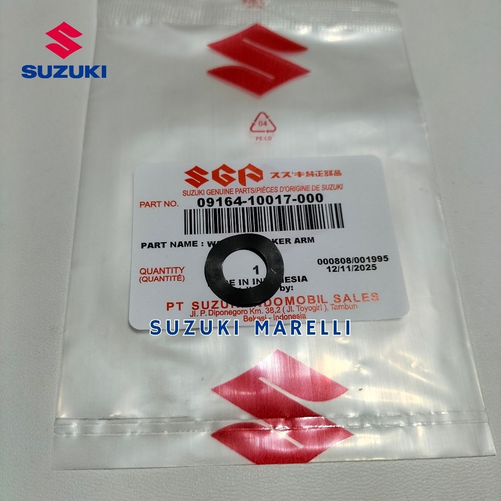 RING GELOMBANG RING WASHER AS PELATUK KLEP SUZUKI SMASH BARU SMASH TITAN ORIGINAL SGP 09164-10017-00