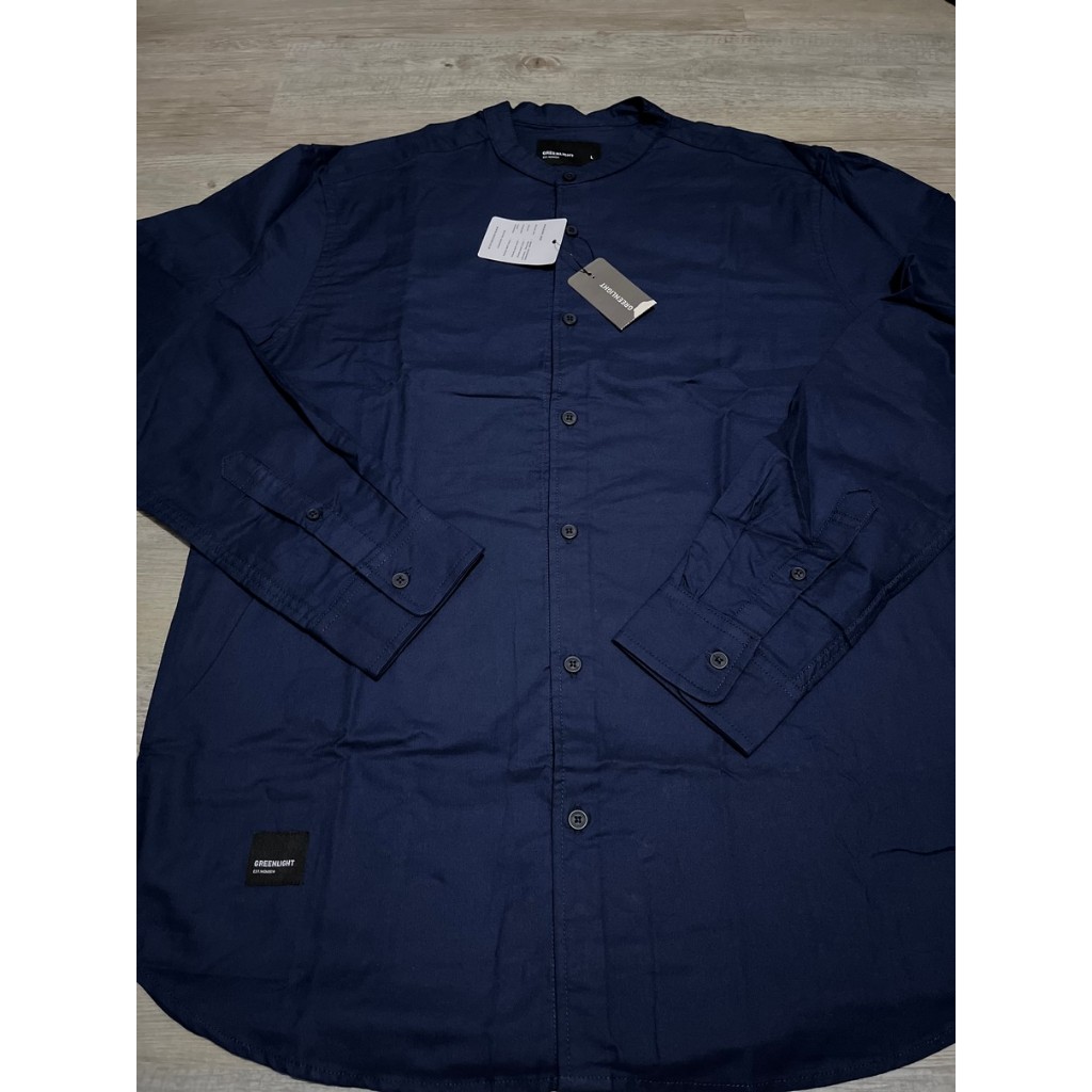 KEMEJA KOKO GRLT ARIEL NOAH NAVY