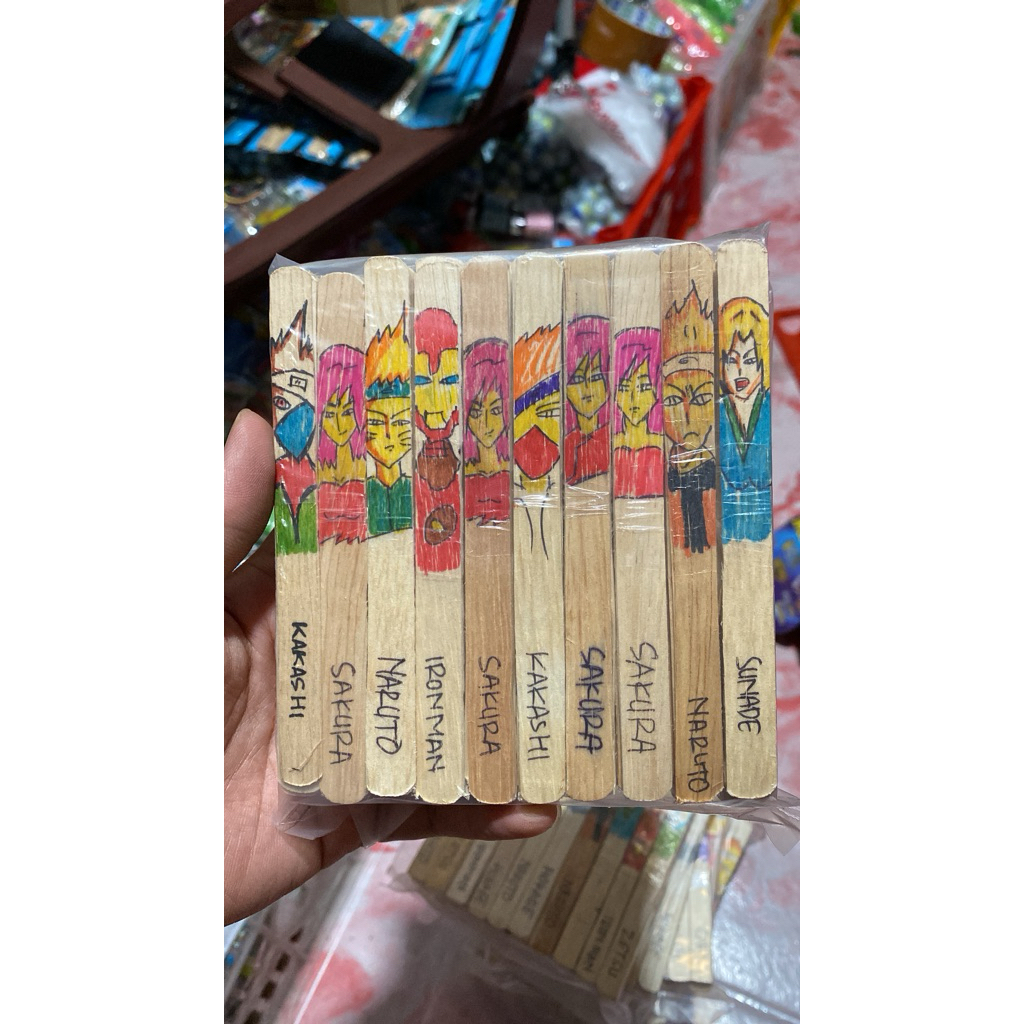 stick ulas naruto 1 pak isi 10