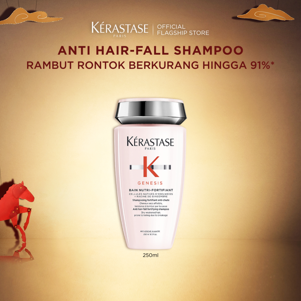 Kerastase Bain Nutri Genesis 250ml Anti Hair Fall Shampoo (Thick Hair) - Shampoo untuk Rambut Rontok