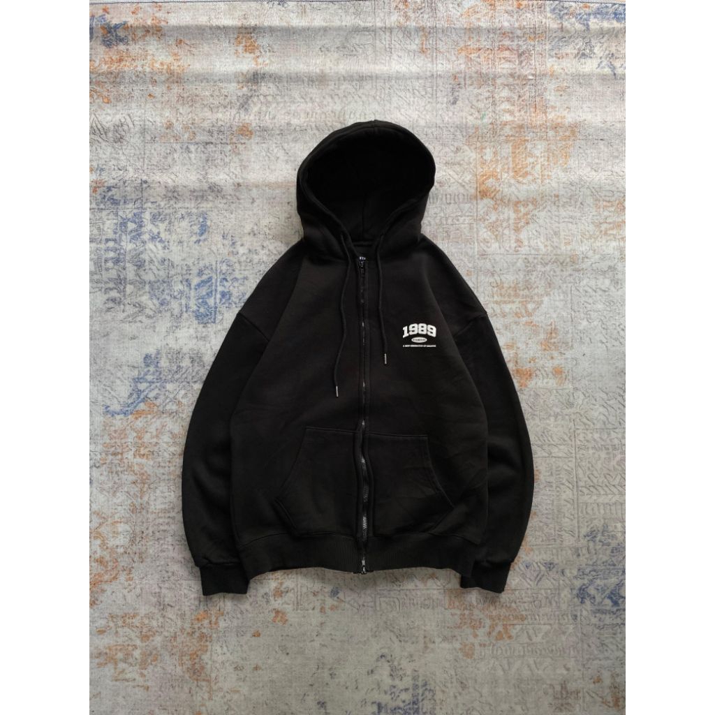 Hoodie 1989 standard double zipper