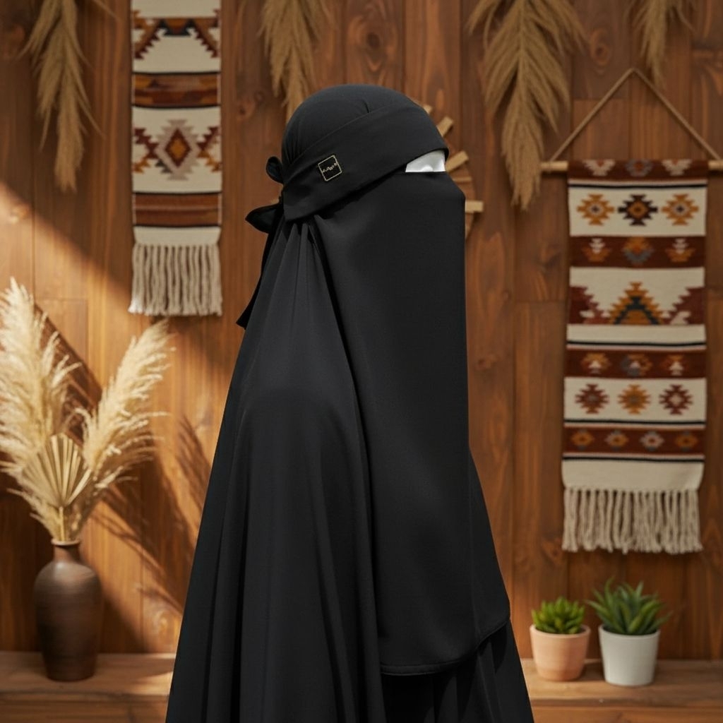 Flap Niqab Deejah, Niqab Premium, Cadar poni Arabeschi