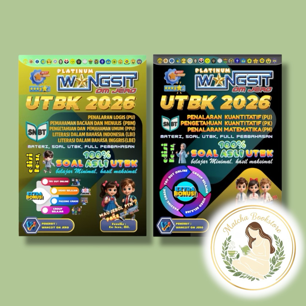 Buku Wangsit UTBK SNBT Om Jero 2026 TPS 1 & TPS 2