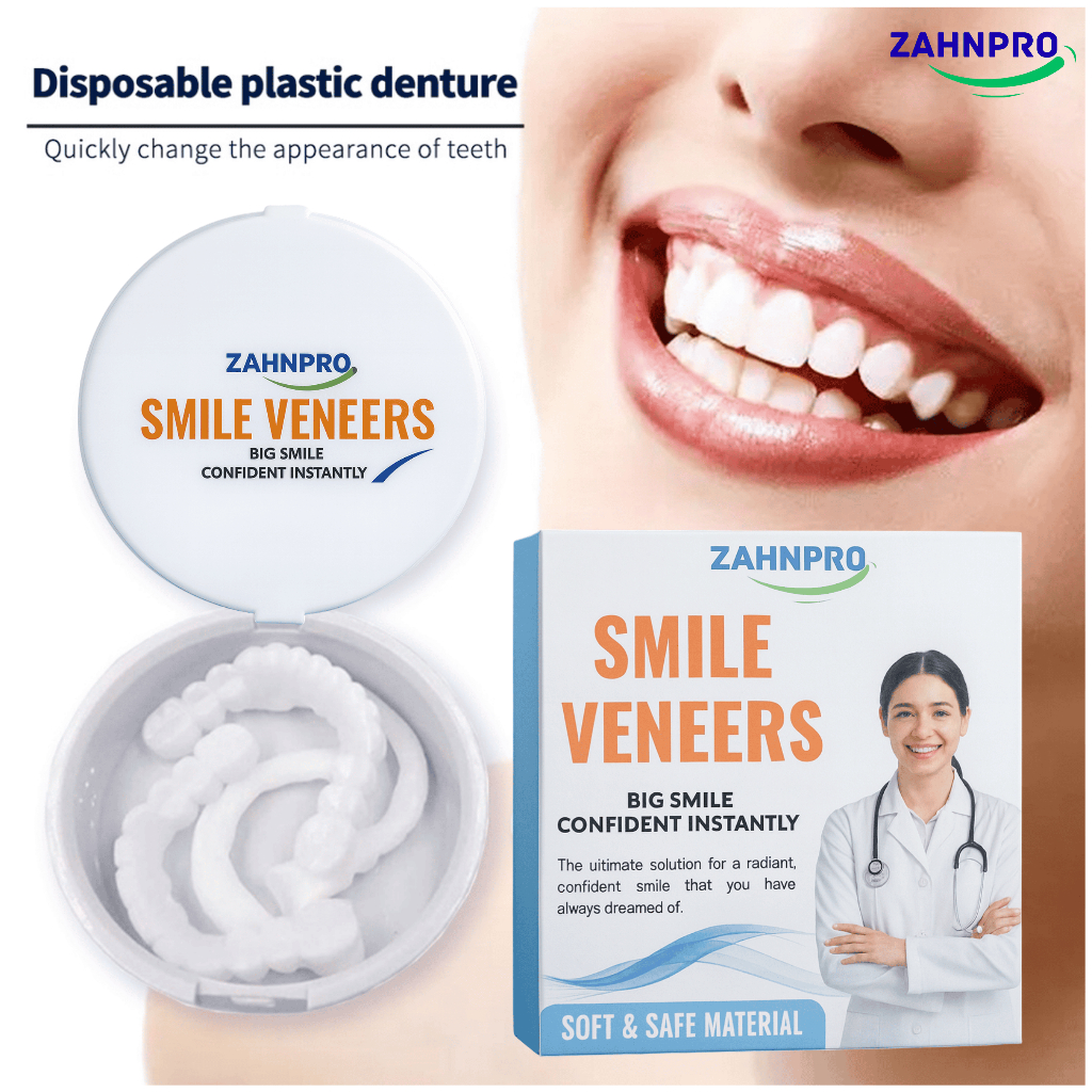 Gigi Palsu Set Atas Bawah - Gigi Palsu Resin Silikon Awet Kuat - Perawatan Gigi Palsu