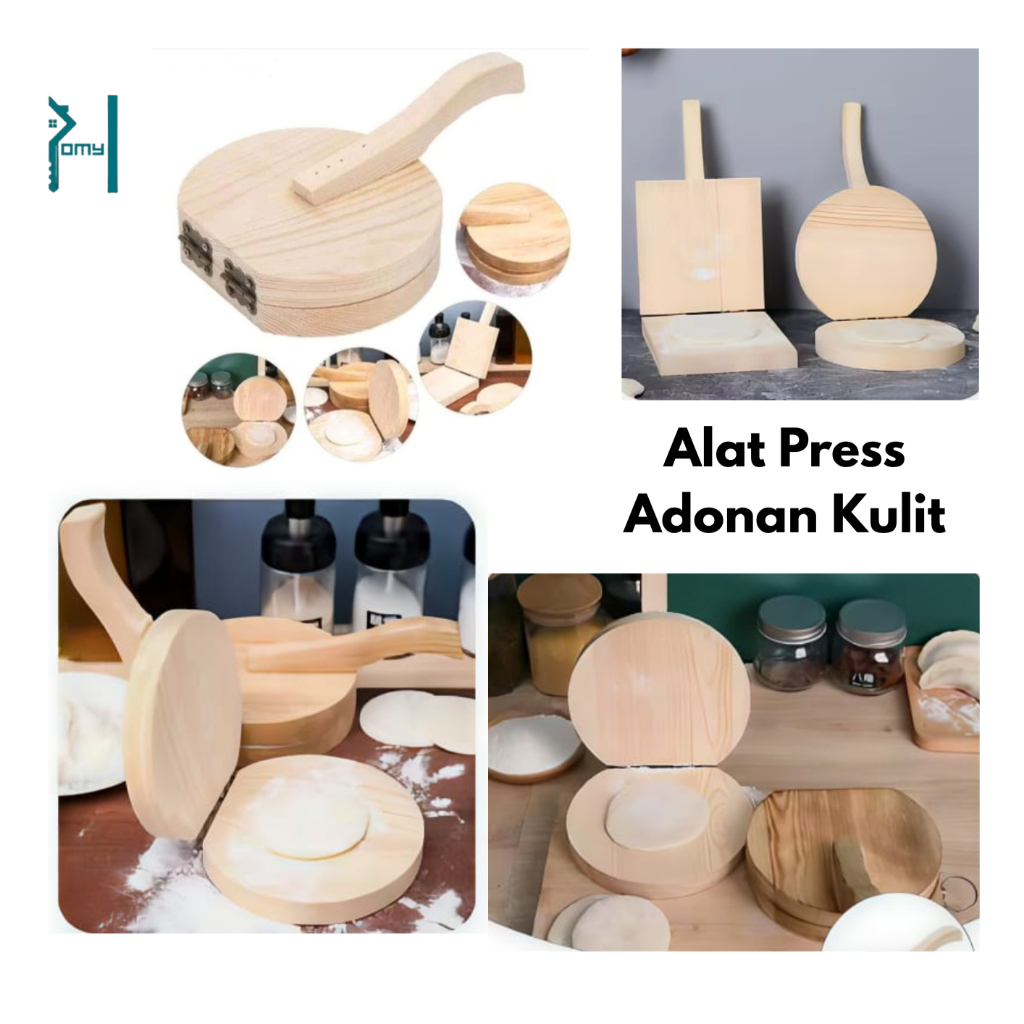 Alat Press/Pemipih Adonan Kulit Dumplin kayu