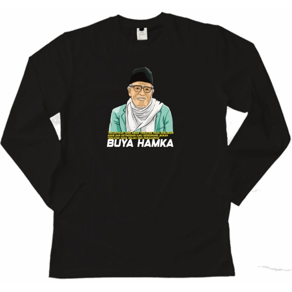 kaos bergambar buya hamka