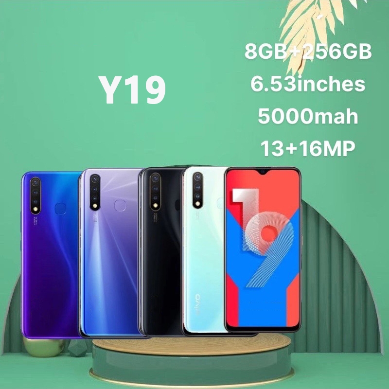 hp vivo y19 ram 8/256gb,y71 ram 6/128gb  6.53 inci handphone sidik jari android 4g 5000mah