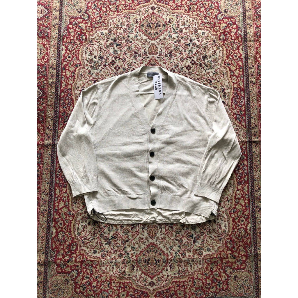 Secondmonologue Cocl cardigan mix nylon string jacket HH392