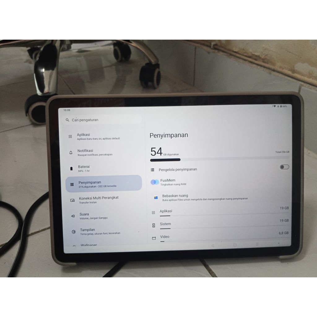 infinix xpad 256 GB bisa kartu 4G + wifi