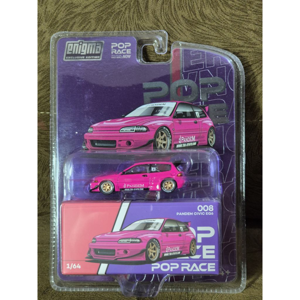 Pop Race Honda Civic EG pink