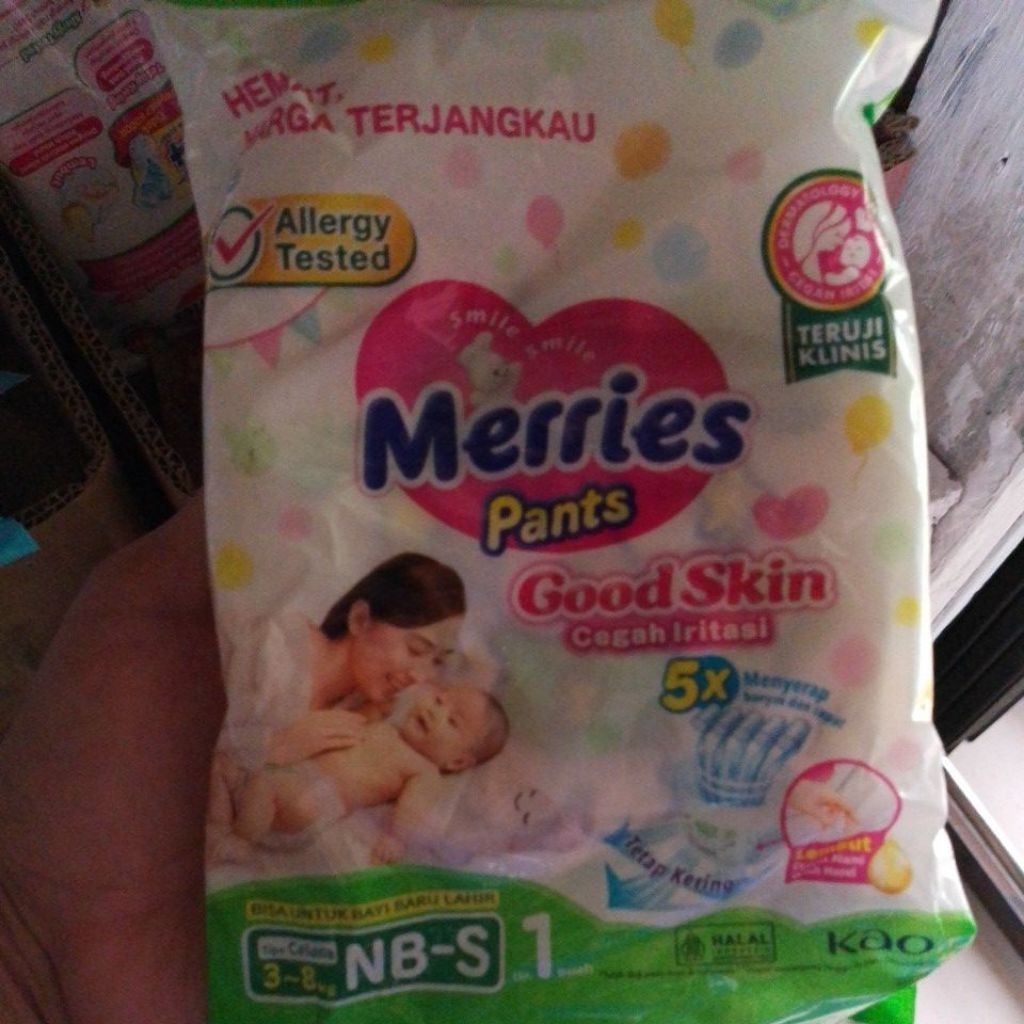 Merries Popok Bayi Size S-NB Satuan