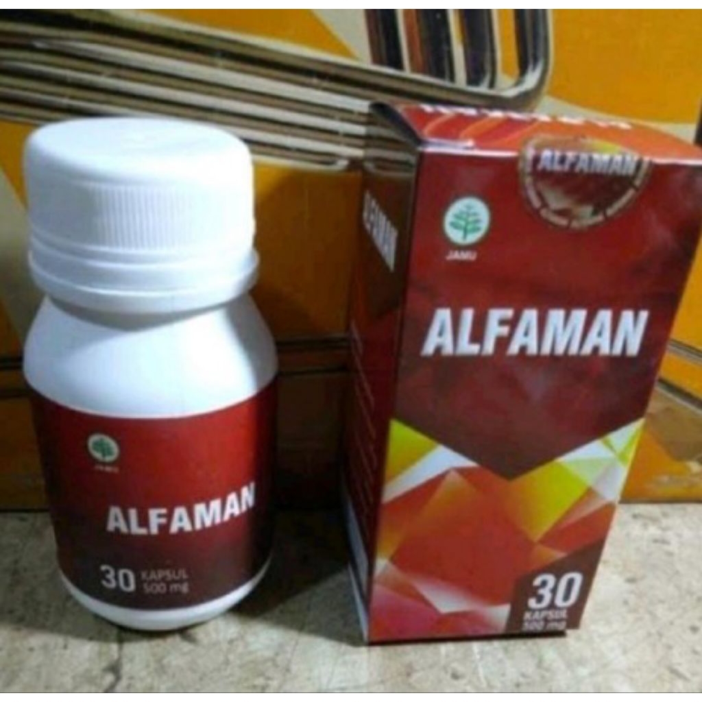 ALFAMAN ORIGINAL ASLI OBAT HERBAL PENAMBAH STAMINA PRIA