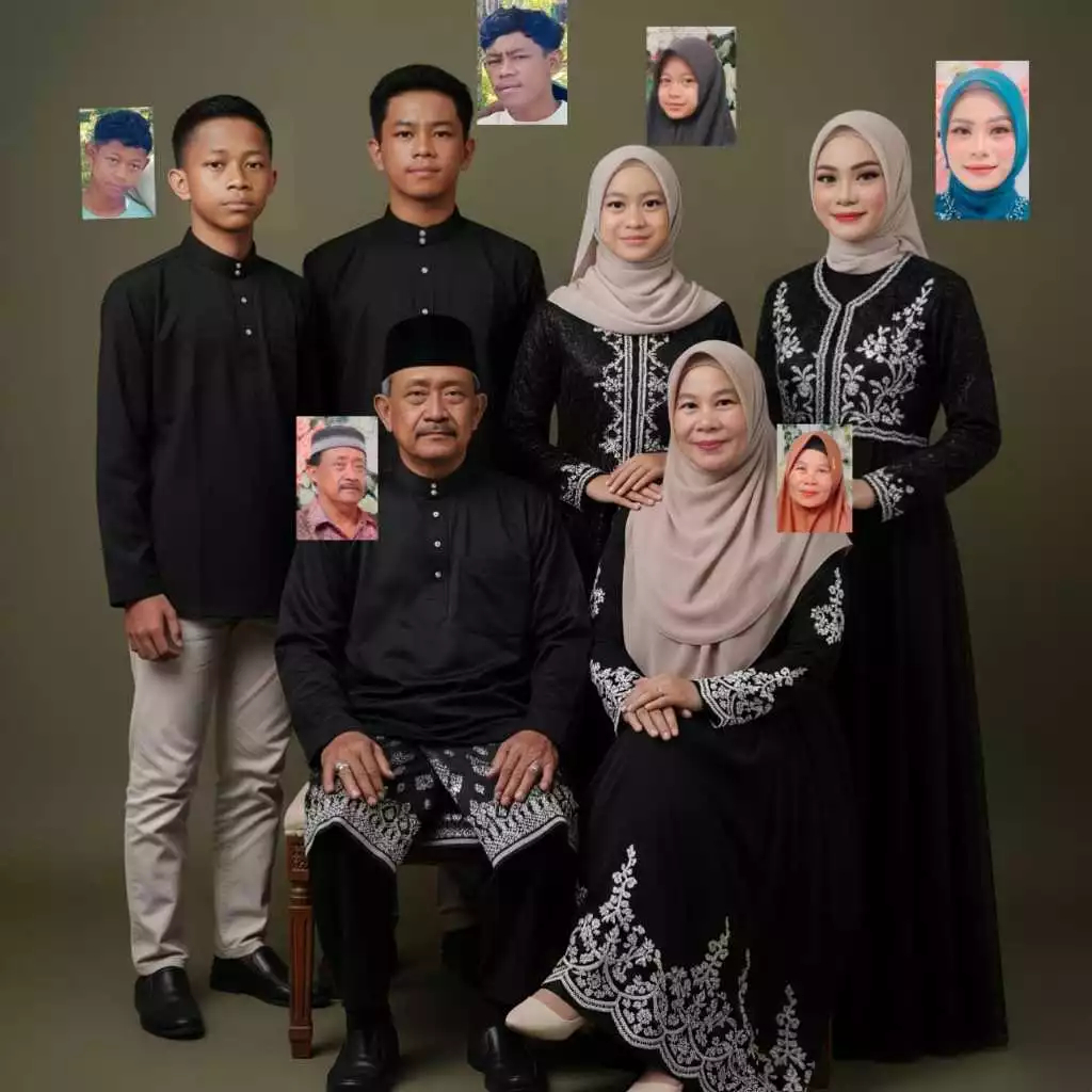 EDIT PROFESIONAL MENGGANTI WAJAH/MENGGANTI BADAN/MENGGABUNGKAN FOTO TERPISAH FOTO KELUARGA