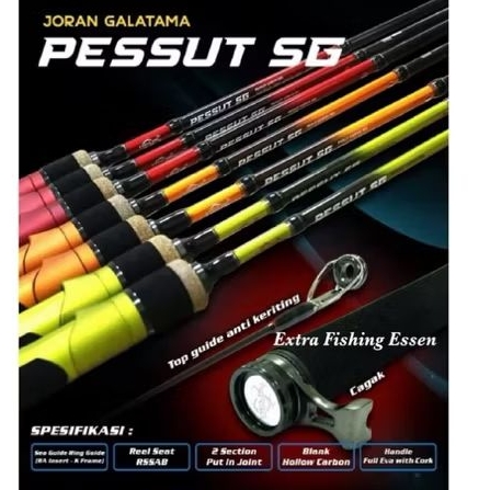Joran PESSUT SG (ORIGINAL) Relix Nusantara , Joran Galatama ada Stopernya (BISA GO-JEK)