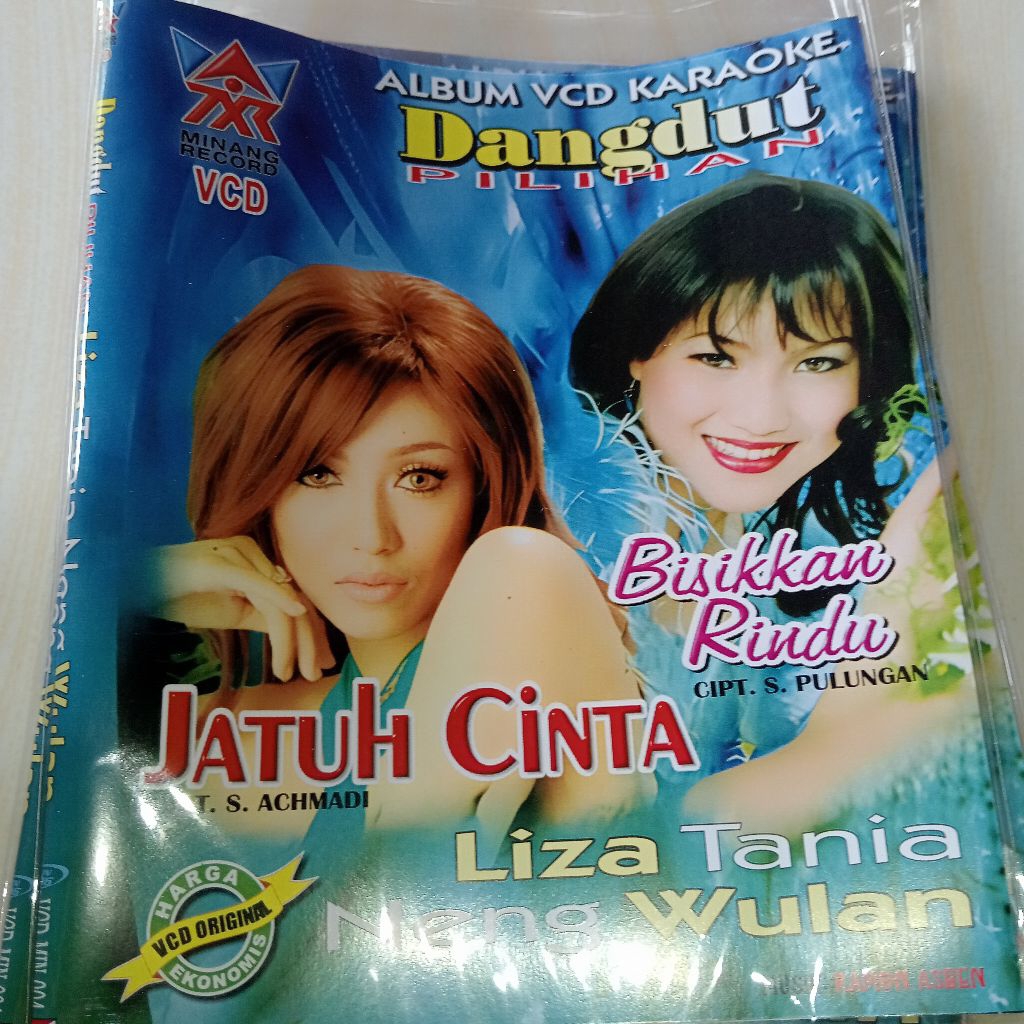 VCD LIZA TANIA NENG WULAN JATUH CINTA BISIKKAN RINDU (VCD KARAOKE DANGDUT MINANG) [MIN-004]