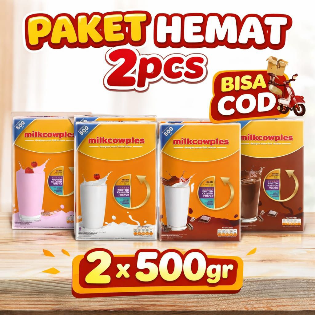 Milkcow Annajah Milkcowples Susu Penggemuk Badan & Penambah BB | Rasa Coklat | BPOM | Original