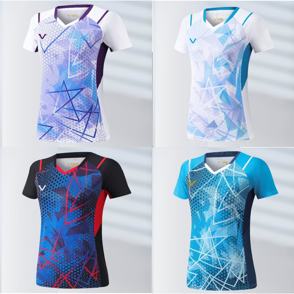 New Jersey Badminton Victory Women Quick Drying 3102 Grade / Baju Olahraga