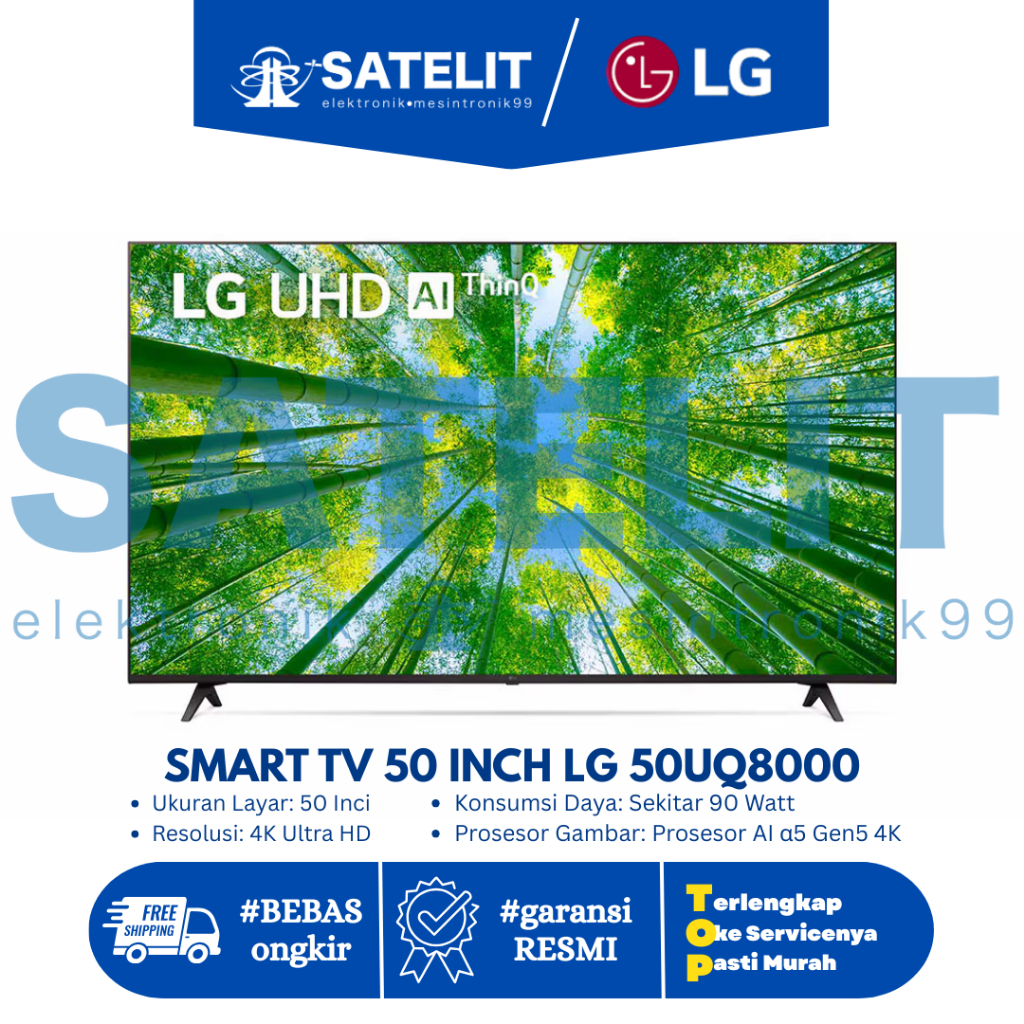 LED TV / TELEVISI SMART TV 50 INCH LG 50UQ8000