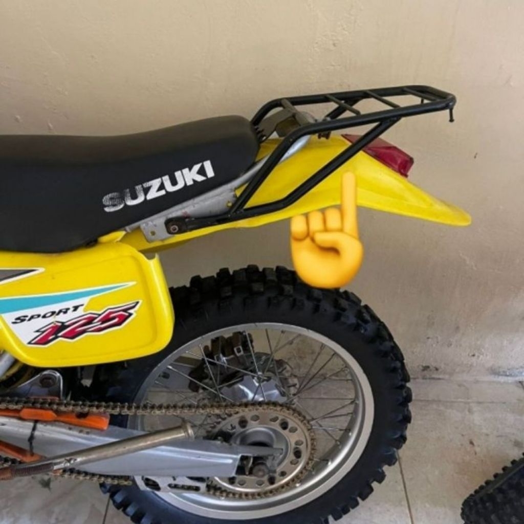 Behel TS125 Backrack Custom TS 125 Rak Belakang belakang Suzuki TS 125 Grabrail Suzuki TS 125
