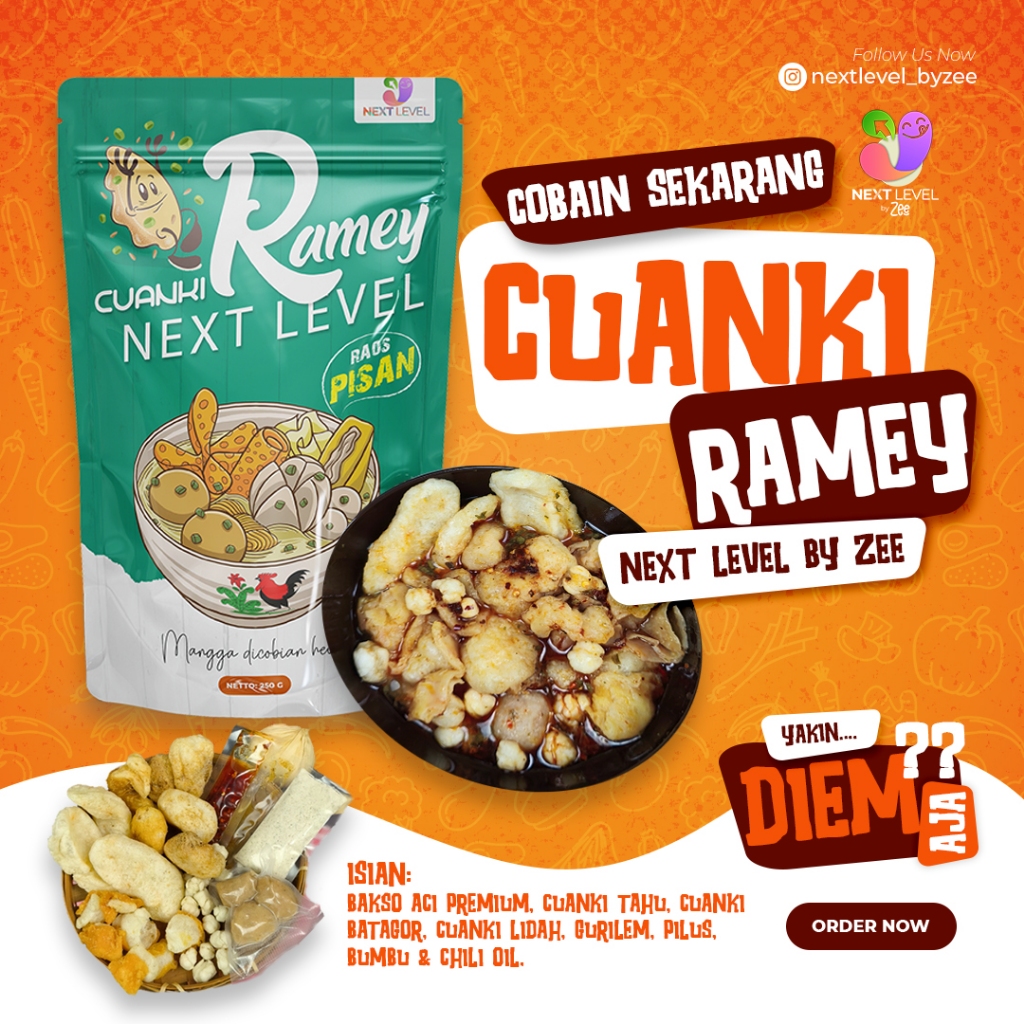 [Next Level by Zee] CUANKI RAMEY - Cuanki Kemasan Instan