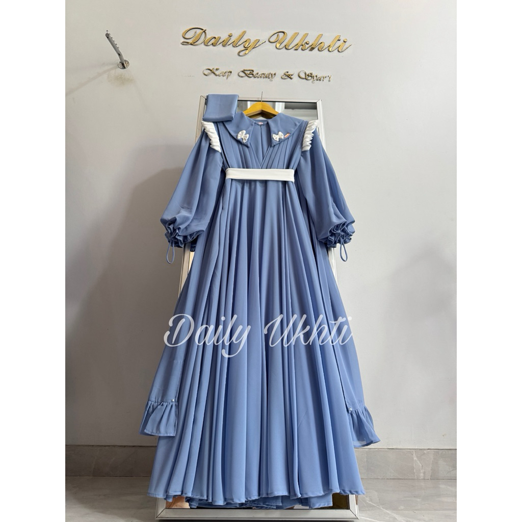 rayya gamis set hijab by daily ukhti boutique