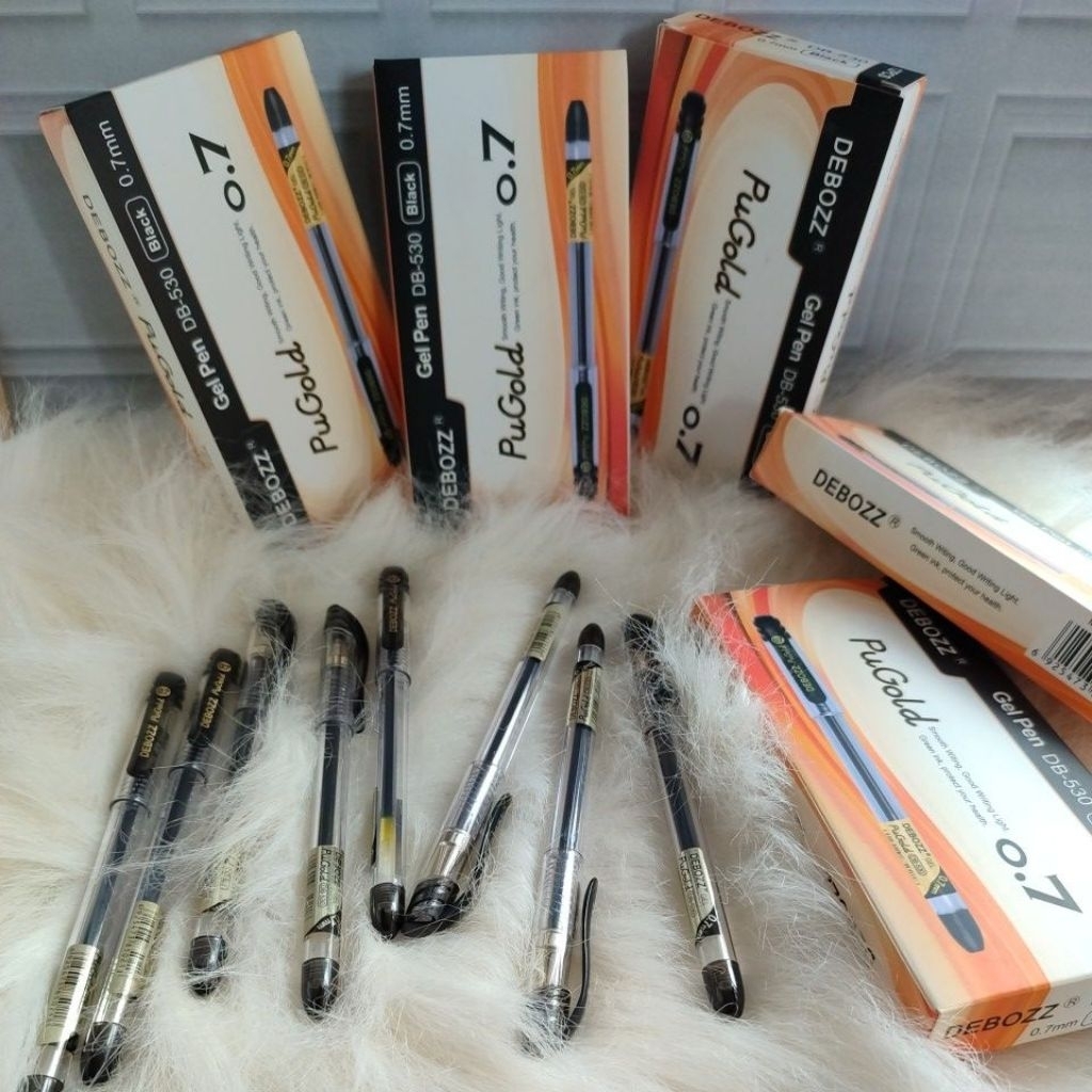 (12pcs) pena debozz gel pen DB-530 0.7mm