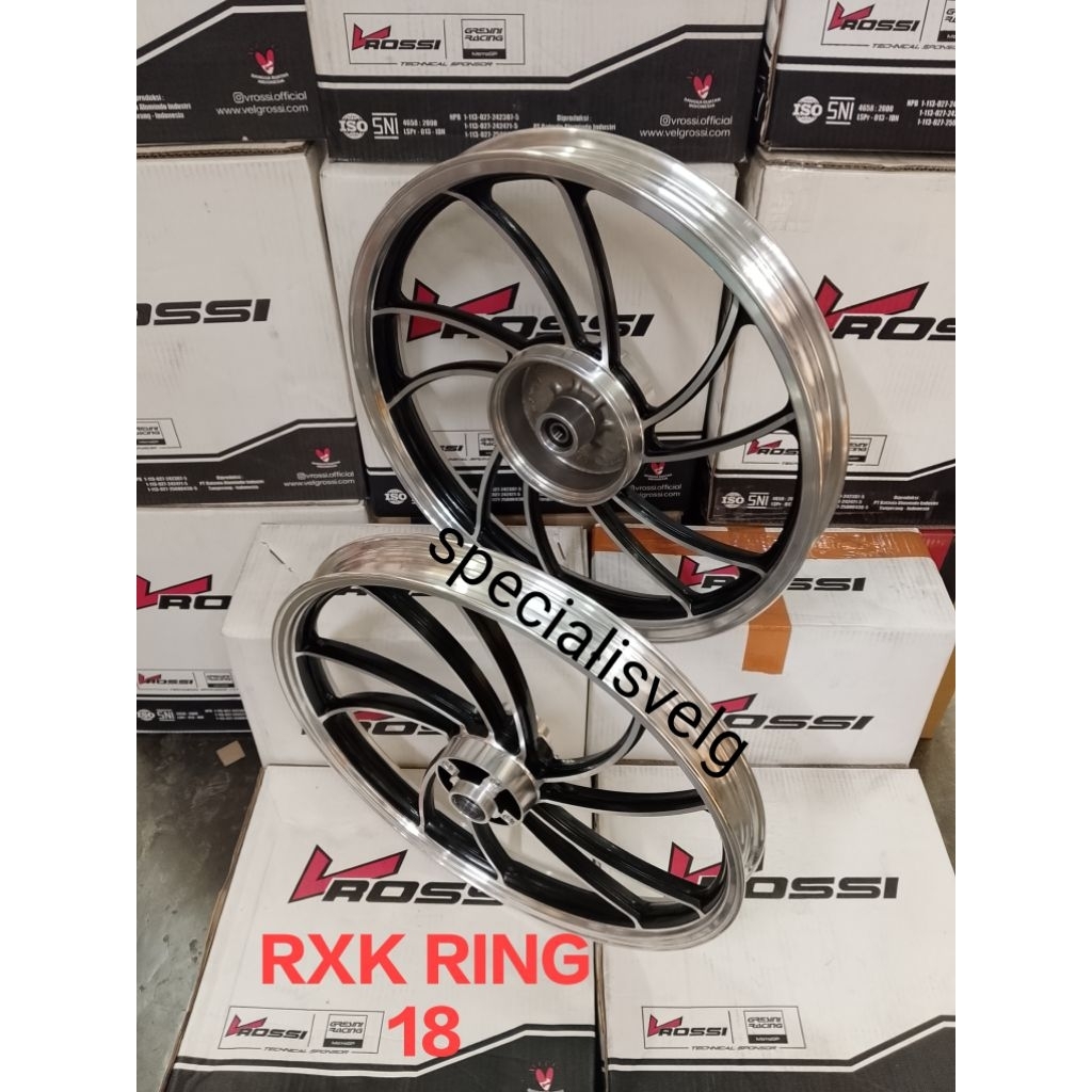 Velg Pelak Ring 18 Sprint VORTEX Rx King 18-160/185 black cromr. velg/velag pelak racing rx king rin