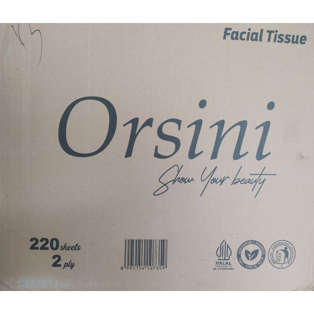 tissue Orsini 220sheet/2 ply isi 40 pack
