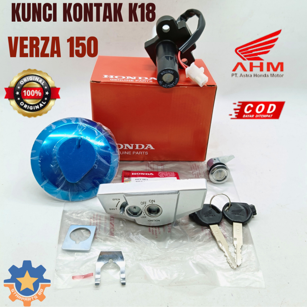 Set Kunci Kontak Sepeda Motor Kompatibel Honda Verza 150