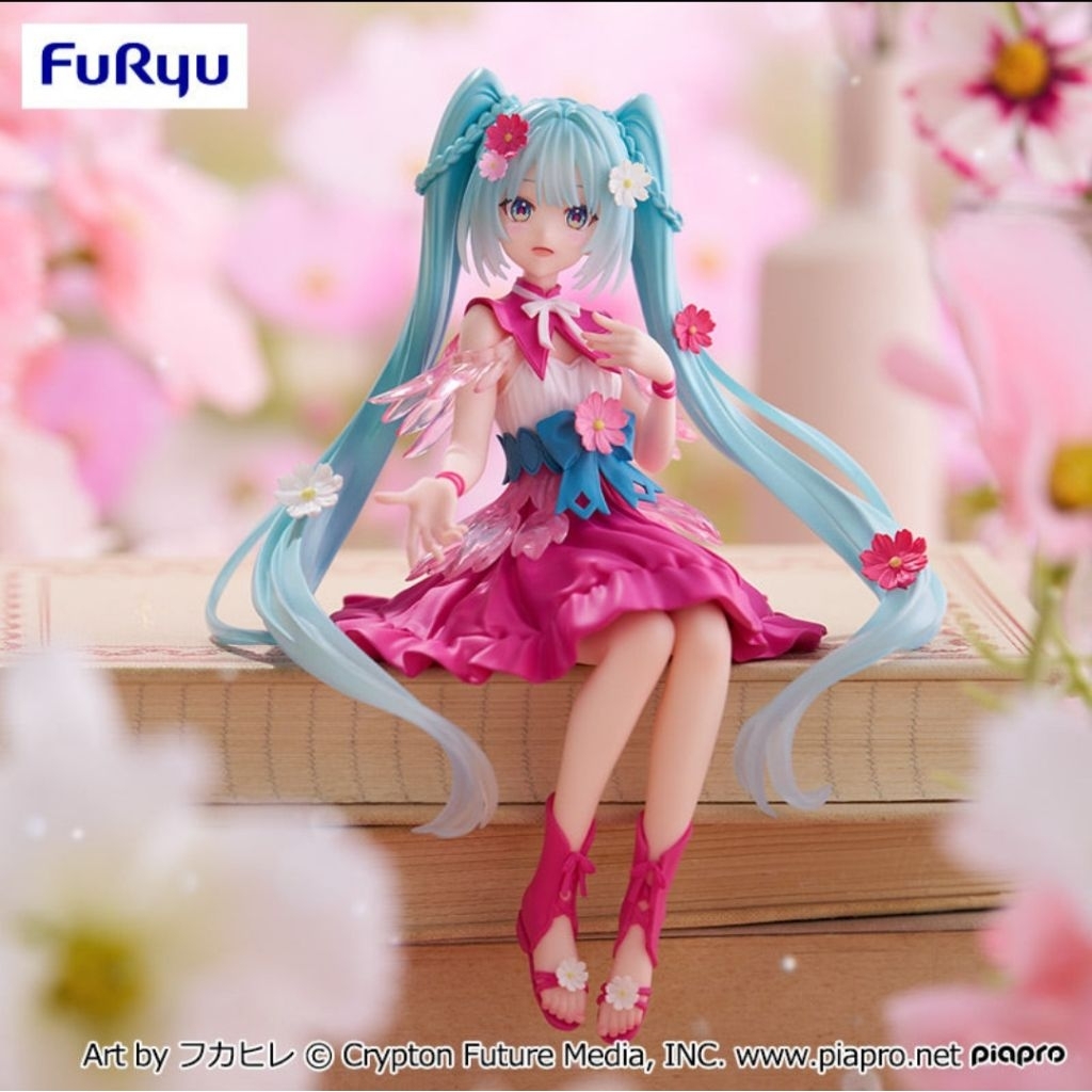 (PRELOVED) Hatsune Miku figure Flower Fairy noodle stopper WITH BOX