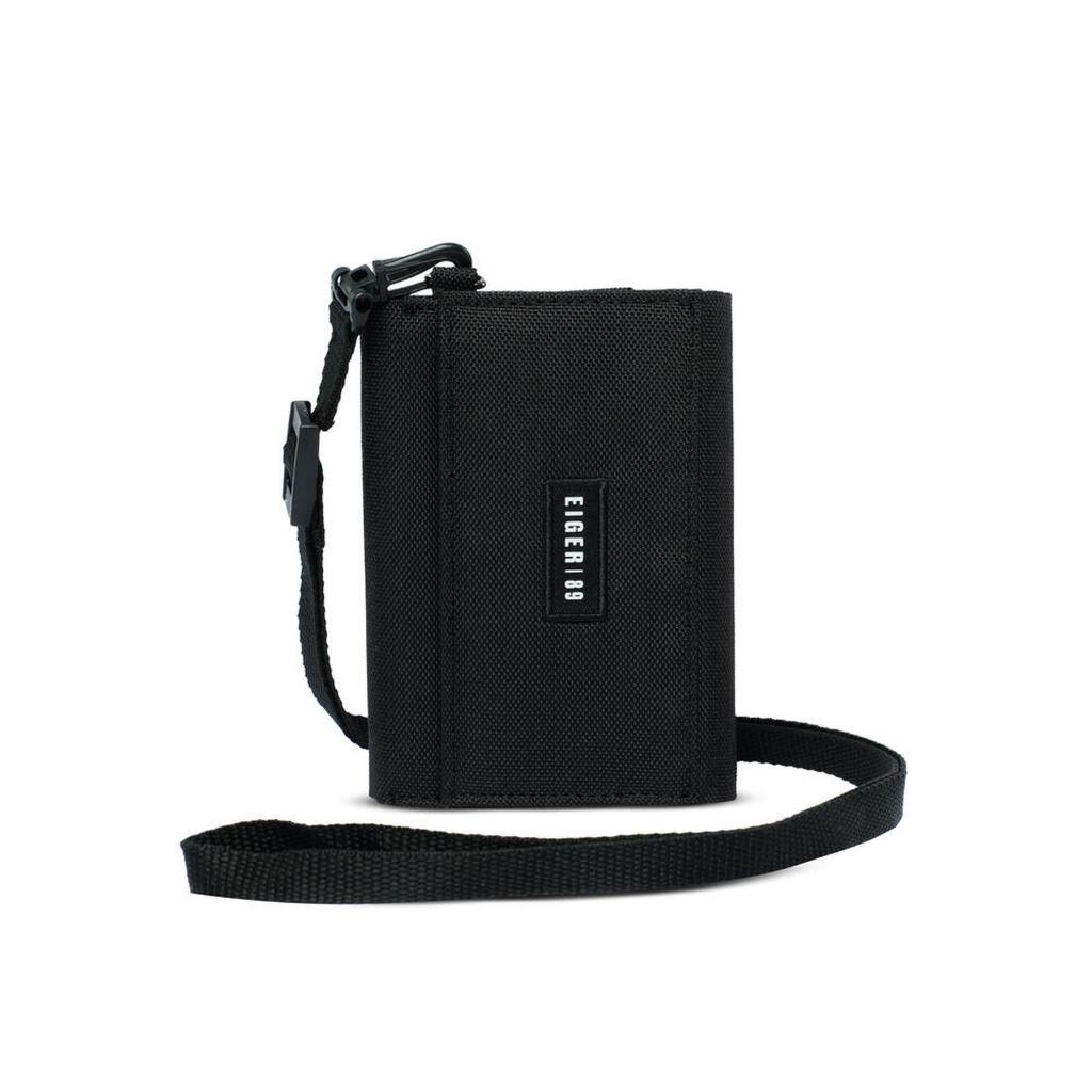 Dompet EIGER Culla Wallet Coin Dopmpet Lipat Pria Daily Outdoor-hitam